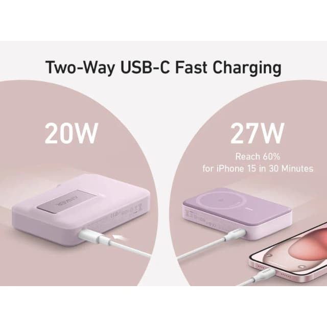 So sánh giá Pin sạc dự phòng Polymer 10000mAh không dây Magnetic Qi2 Type C PD 27W Anker MagGo A1654 rẻ nhất? - Ảnh 19