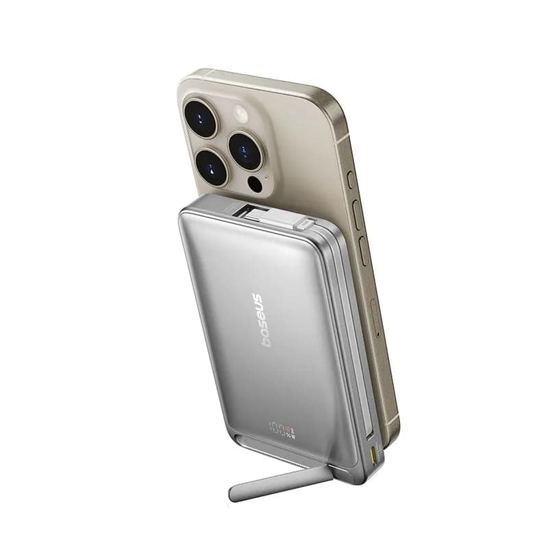 Pin sạc dự phòng 10000mAh Không dây Magnetic Qi2 Type C PD 45W Baseus Nomos PPNMS-1030SC kèm Cáp Type C - Giá rẻ nhất hôm nay - Ảnh 13