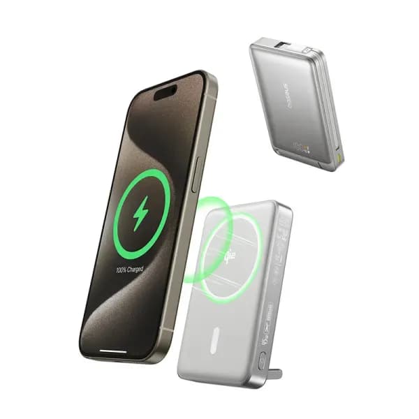 So sánh giá Pin sạc dự phòng 10000mAh Không dây Magnetic Qi2 Type C PD 45W Baseus Nomos PPNMS-1030SC kèm Cáp Type C rẻ nhất? - Ảnh 4