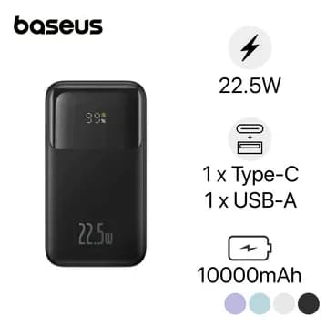 So sánh giá Pin sạc dự phòng Polymer 10000mAh Type C PD 22.5W Baseus Comet PPMD10 kèm cáp Lightning và Type C rẻ nhất? - Ảnh 7