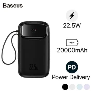 So sánh giá Pin sạc dự phòng Polymer 20000mAh Type C PD 22.5W Baseus Comet PPMD20 kèm cáp Lightning và Type C rẻ nhất? - Ảnh 12
