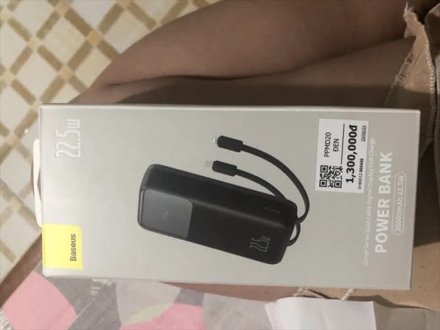 So sánh giá Pin sạc dự phòng Polymer 20000mAh Type C PD 22.5W Baseus Comet PPMD20 kèm cáp Lightning và Type C rẻ nhất? - Ảnh 20