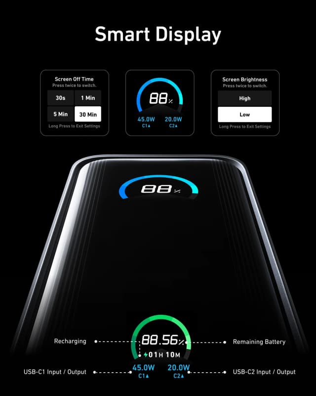 So sánh giá Pin sạc dự phòng 9600mAh Type C PD 65W Anker Prime Fusion A1339 tích hợp Adapter sạc rẻ nhất? - Ảnh 13