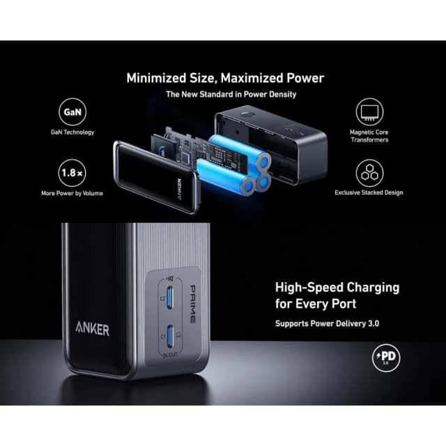 So sánh giá Pin sạc dự phòng 9600mAh Type C PD 65W Anker Prime Fusion A1339 tích hợp Adapter sạc rẻ nhất? - Ảnh 17