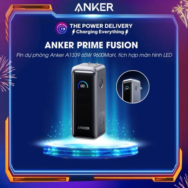 So sánh giá Pin sạc dự phòng 9600mAh Type C PD 65W Anker Prime Fusion A1339 tích hợp Adapter sạc rẻ nhất? - Ảnh 20