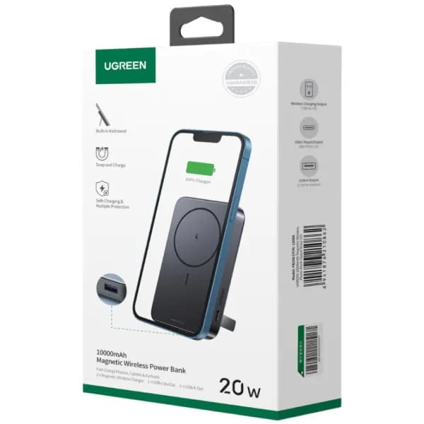 So sánh giá Pin sạc dự phòng Polymer 10000mAh Không dây Magnetic Type C PD QC 3.0 20W Ugreen PB206 rẻ nhất? - Ảnh 15