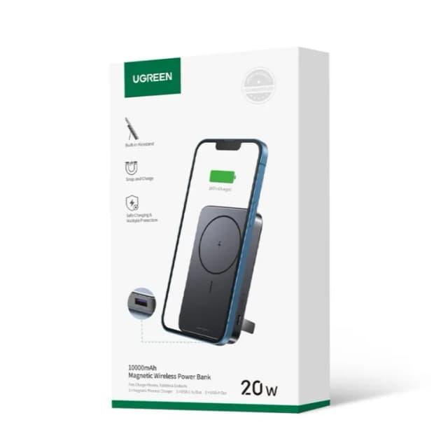 So sánh giá Pin sạc dự phòng Polymer 10000mAh Không dây Magnetic Type C PD 20W Ugreen PB562 rẻ nhất? - Ảnh 12