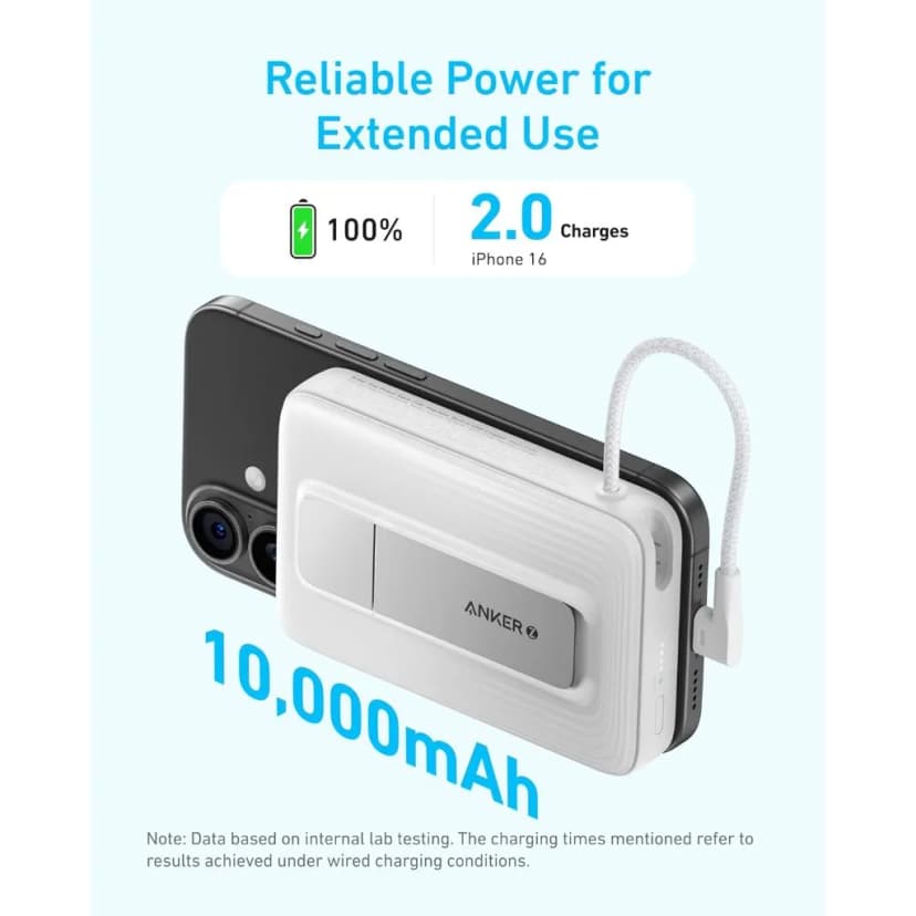 Pin sạc dự phòng Polymer 10000mAh Không dây Magnetic Type C PD 30W Anker Zolo A1685 kèm Cáp Type C - Giá rẻ nhất hôm nay - Ảnh 17