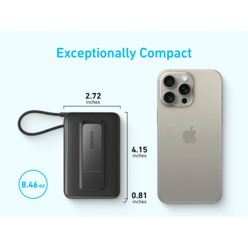 Pin sạc dự phòng Polymer 10000mAh Không dây Magnetic Type C PD 30W Anker Zolo A1685 kèm Cáp Type C - Giá rẻ nhất hôm nay - Ảnh 19