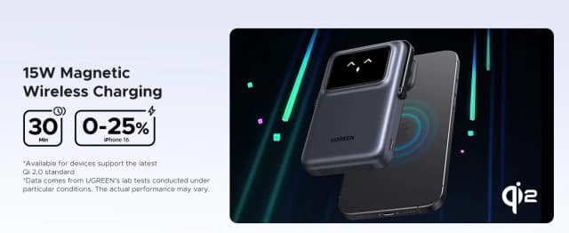 So sánh giá Pin sạc dự phòng Polymer 10000mAh Không dây Magnetic Qi2 Type C PD 20W Ugreen Uno PB764 rẻ nhất? - Ảnh 12