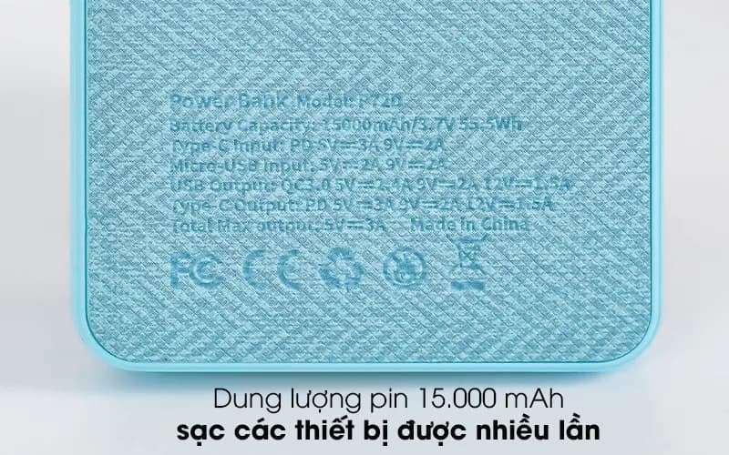 Pin sạc dự phòng Polymer 15.000 mAh Type C PD QC3.0 18W Xmobile PowerBox P72D - Giá rẻ nhất hôm nay - Ảnh 3