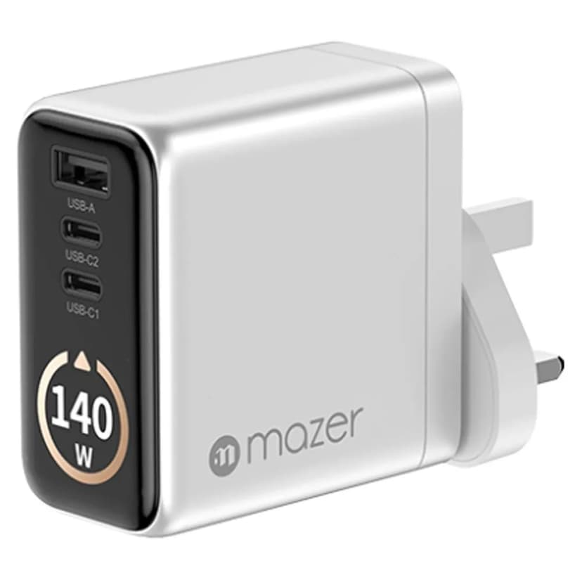 Sạc nhanh 3 cổng USB Type-C PD GaN 140W Mazer M-Ai-G140W-V7-BG - Giá rẻ nhất hôm nay - Ảnh 2