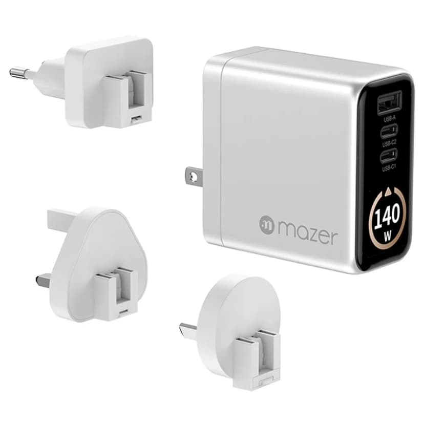 Sạc nhanh 3 cổng USB Type-C PD GaN 140W Mazer M-Ai-G140W-V7-BG - Giá rẻ nhất hôm nay - Ảnh 3