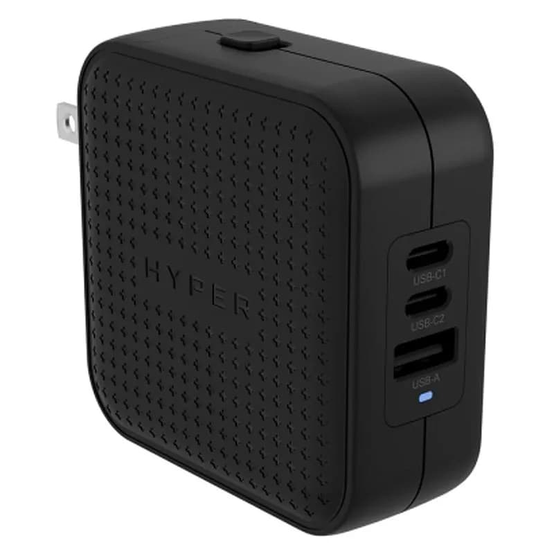 Sạc nhanh 3 cổng USB Type-C PD QC 3.0 GaN 70W HyperJuice HJ1003WHWWGL - Đen - Giá rẻ nhất hôm nay - Ảnh 3