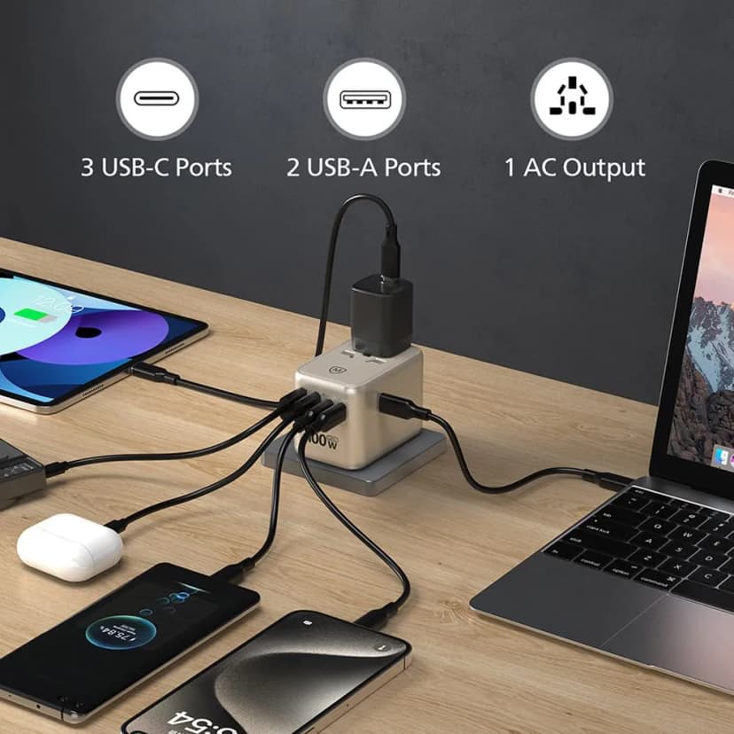 Sạc nhanh du lịch USB Type-C PD 100W MicroPack MTA-5100 - Giá rẻ nhất hôm nay - Ảnh 3
