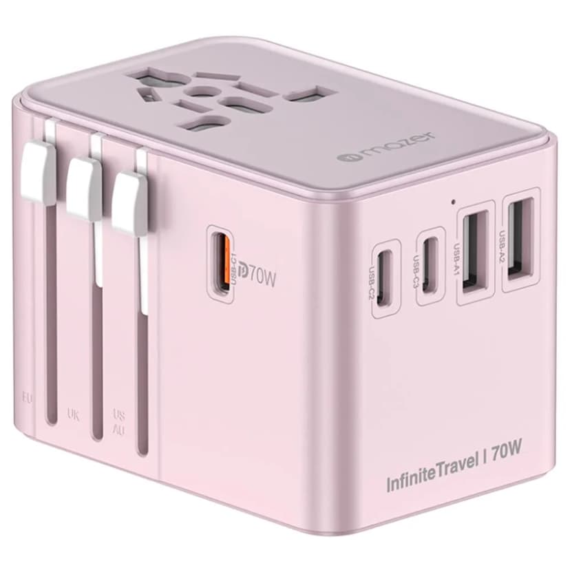 Sạc nhanh du lịch USB Type-C PD GaN 70W Mazer M-IFTravel170PD-PK - Giá rẻ nhất hôm nay - Ảnh 3