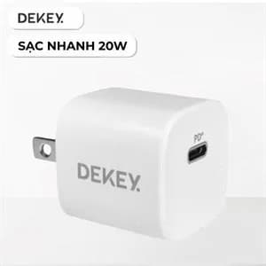 Sạc nhanh Type-C PD 20W Dekey Power Pioneer A2366 - Trắng - Giá rẻ nhất hôm nay - Ảnh 1