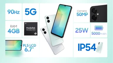 Điện thoại Samsung Galaxy A06 5G 4GB/128GB - 5