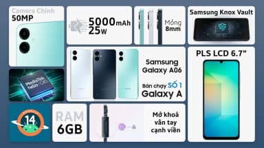 Điện thoại Samsung Galaxy A06 6GB/128GB - 11