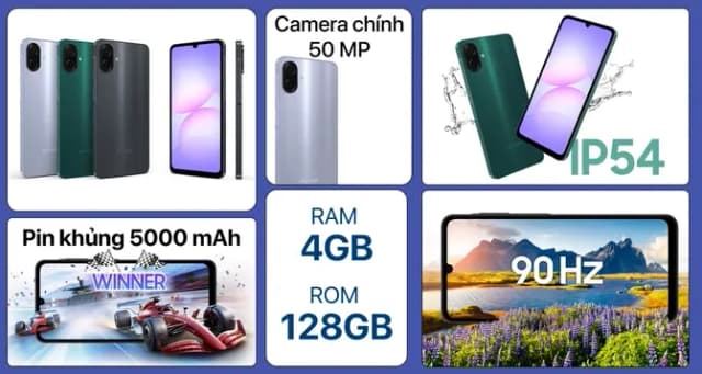 Điện thoại Samsung Galaxy A07 4GB/128GB - 8