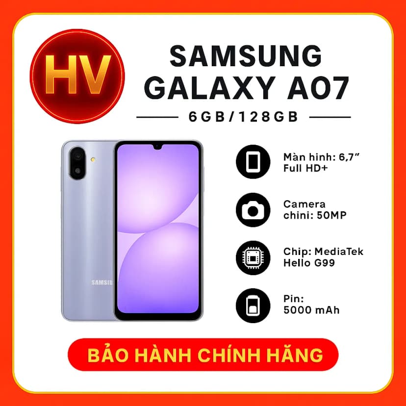 Điện thoại Samsung Galaxy A07 5G 6GB/128GB - Giá rẻ nhất hôm nay - Ảnh 7