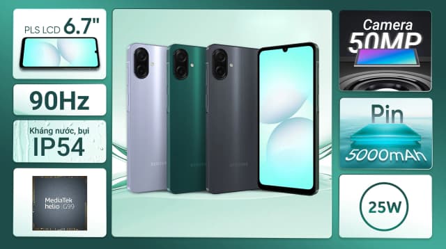 Điện thoại Samsung Galaxy A07 6GB/128GB - 5