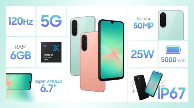 Điện thoại Samsung Galaxy A26 5G 6GB/128GB - 5