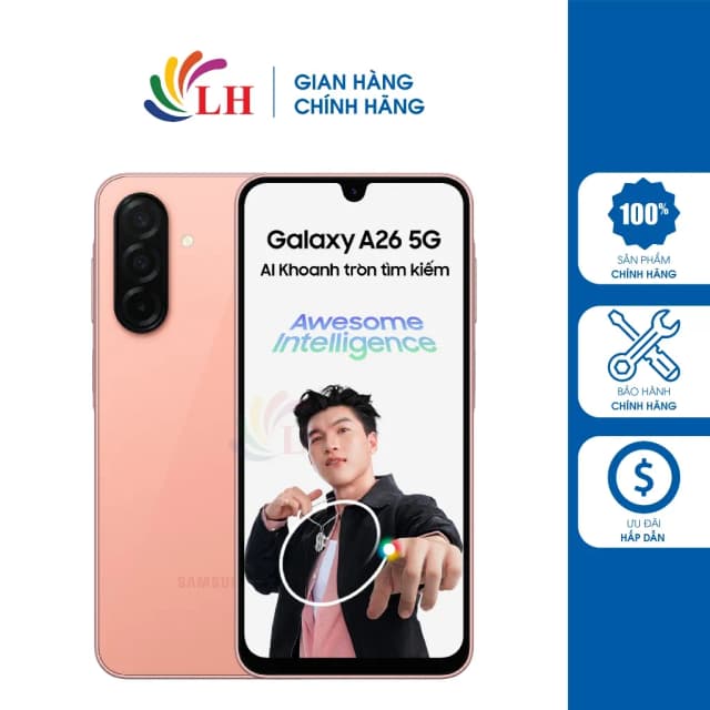 Điện thoại Samsung Galaxy A26 5G 8GB/128GB - 20