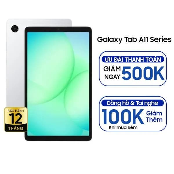Máy tính bảng Samsung Galaxy Tab A11+ Wifi 8GB/256GB - 12