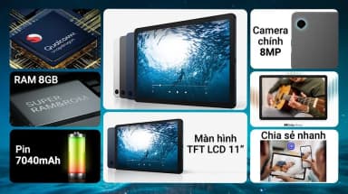 Máy tính bảng Samsung Galaxy Tab A9+ WiFi 8GB/128GB - 9