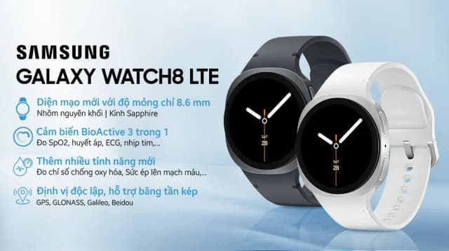 So sánh giá Samsung Galaxy Watch8 LTE 40mm dây silicone rẻ nhất? - Ảnh 2
