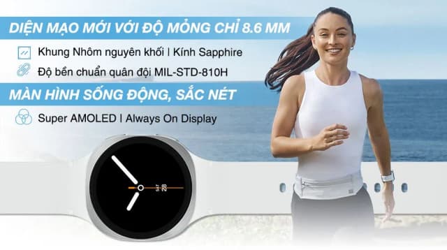 So sánh giá Samsung Galaxy Watch8 LTE 40mm dây silicone rẻ nhất? - Ảnh 3