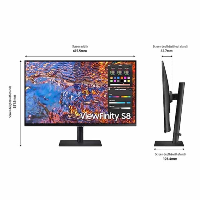 So sánh giá Màn hình Samsung ViewFinity S8 S80PB LS27B800PXEXXV 27 inch 4K/IPS/60Hz/5ms/HDR400/HDMI/TypeC rẻ nhất? - Ảnh 3