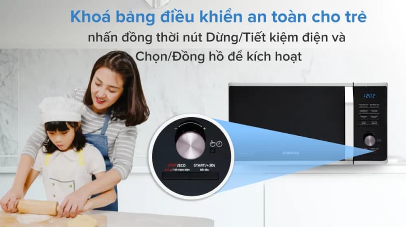Lò vi sóng có nướng Samsung MG23K3575AS/SV-N 23 lít - Giá rẻ nhất hôm nay - Ảnh 10