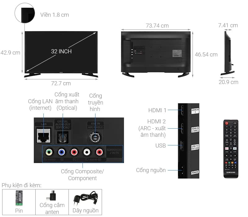 Smart Tivi Samsung 32 inch UA32T4500 - Giá rẻ nhất hôm nay - Ảnh 15