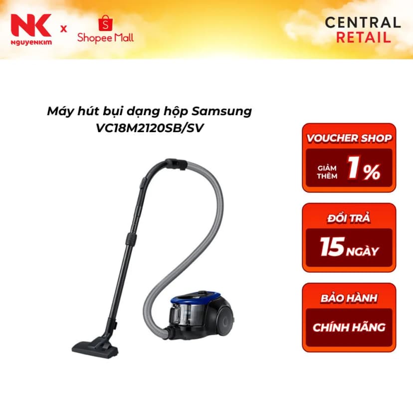 Máy hút bụi dạng hộp Samsung VC18M2120SB/SV - Giá rẻ nhất hôm nay - Ảnh 6