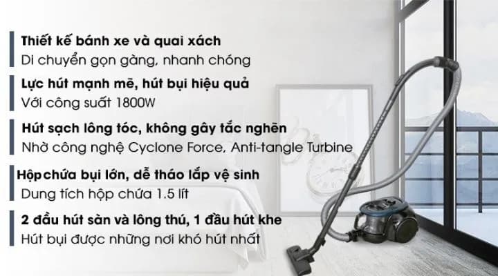Máy hút bụi dạng hộp Samsung VC18M2120SB/SV - Giá rẻ nhất hôm nay - Ảnh 55