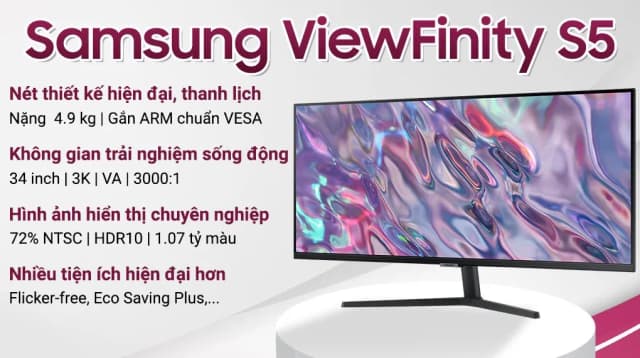 So sánh giá Màn hình Samsung ViewFinity S5 S50GC LS34C500GAEXXV 34 inch 3K/VA/100Hz/5ms/HDMI rẻ nhất? - Ảnh 8