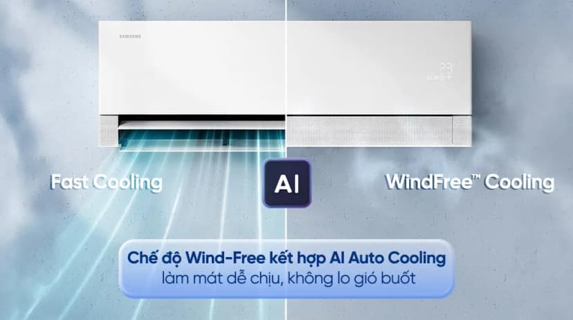 Máy lạnh Samsung Wind-Free Inverter 1.5 HP AR70H13D1BWNSV - Giá rẻ nhất hôm nay - Ảnh 4