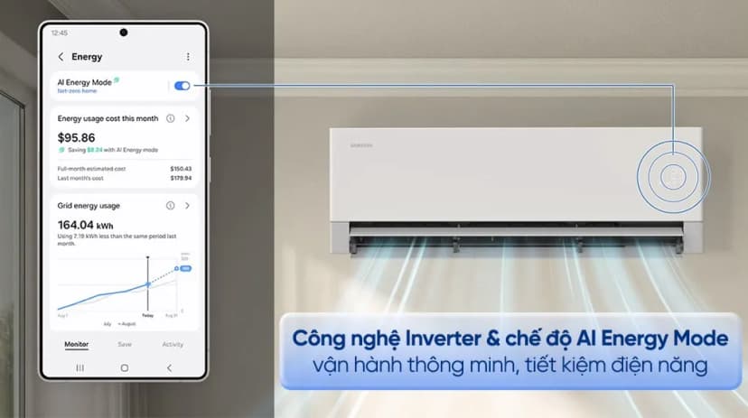 Máy lạnh Samsung Wind-Free Inverter 1.5 HP AR70H13D1BWNSV - Giá rẻ nhất hôm nay - Ảnh 5