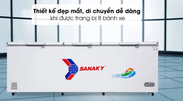 So sánh giá Tủ đông Sanaky 900 lít VH-1199HY rẻ nhất? - Ảnh 8