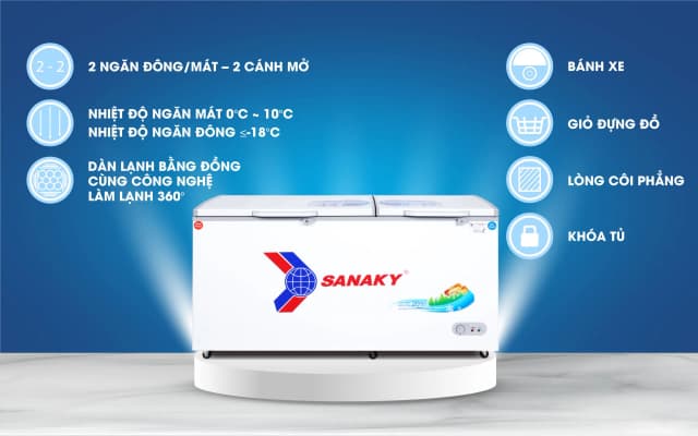 So sánh giá Tủ đông Sanaky 485 lít VH-6699W1 rẻ nhất? - Ảnh 17