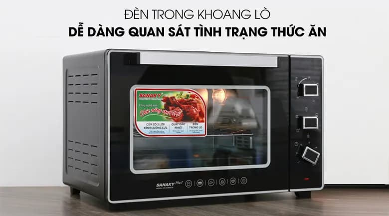 Lò nướng Sanaky VH5099S2D 50 lít - Giá rẻ nhất hôm nay - Ảnh 3