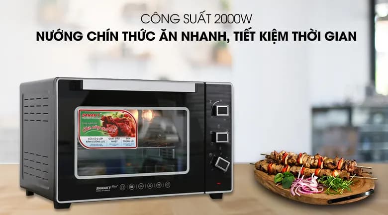Lò nướng Sanaky VH5099S2D 50 lít - Giá rẻ nhất hôm nay - Ảnh 8