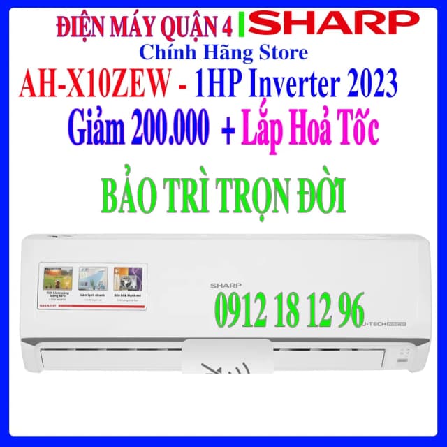So sánh giá Máy lạnh Sharp Inverter 1 HP AH-X10DEW rẻ nhất? - Ảnh 10