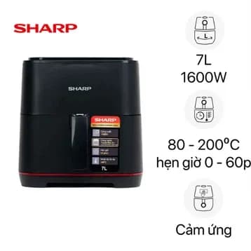 So sánh giá Nồi chiên không dầu Sharp 7 lít KF-AF70EV-BK rẻ nhất? - Ảnh 10