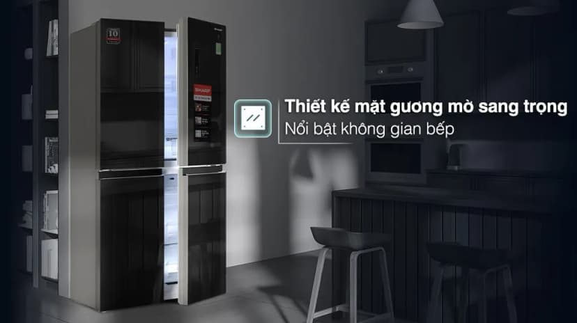 Tủ lạnh Sharp Inverter 401 lít Multi Door SJ-FXP480VG-BK - Giá rẻ nhất hôm nay - Ảnh 12