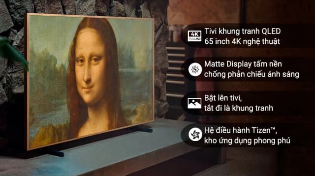 So sánh giá Smart Tivi Khung Tranh The Frame QLED Samsung AI 4K 65 inch QA65LS03B rẻ nhất? - Ảnh 17