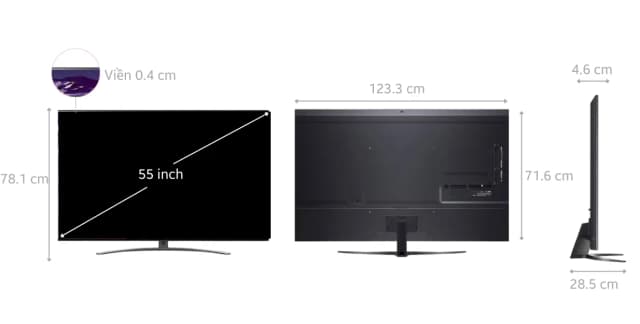 So sánh giá Smart Tivi QNED LG 4K 55 inch 55QNED86SQA rẻ nhất? - Ảnh 15