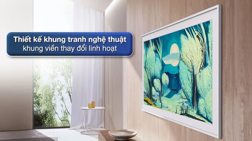Smart Tivi Khung Tranh The Frame QLED Samsung AI 4K 65 inch QA65LS03HE - Giá rẻ nhất hôm nay - Ảnh 2